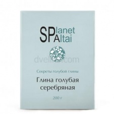 Planet SPA Altai Голубая глина Серебряная, 200 г